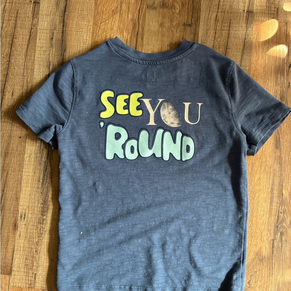 Kids Blue Graphic Tee